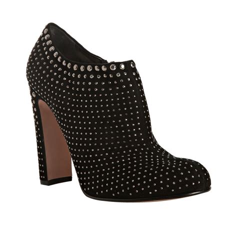 prada rhinestone boots|Prada black platform boots.